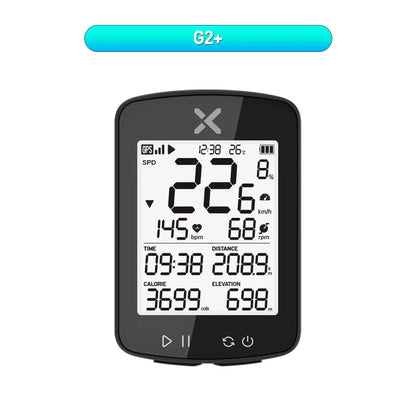 XOSS G2+ GPS Cycling Computer G Plus Bicycle Odometer G+ Gen.2 Wireless Speedometer Bluetooth Tracker Waterproof Road Bike MTB