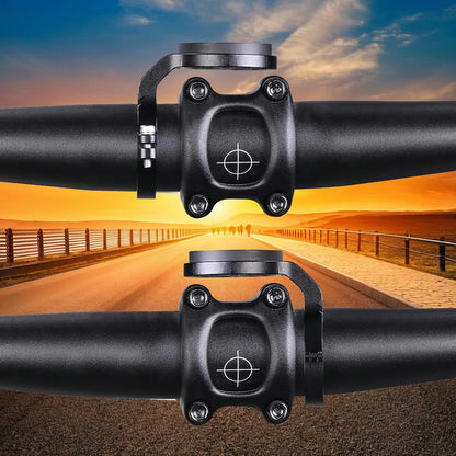 Aluminium Alloy Double-sided Bike Computer Mount MTB Road Bike Code Meter Fixing Base For Garmin/Wahoo/Bryton/XOSS/IGPSPORT
