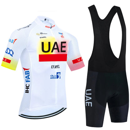 New Black UAE Cycling Maillot Jersey Shorts Men Women Ropa Ciclismo MTB Road Bicycle Jersey Riding Bike T-shirt Pants Clothing