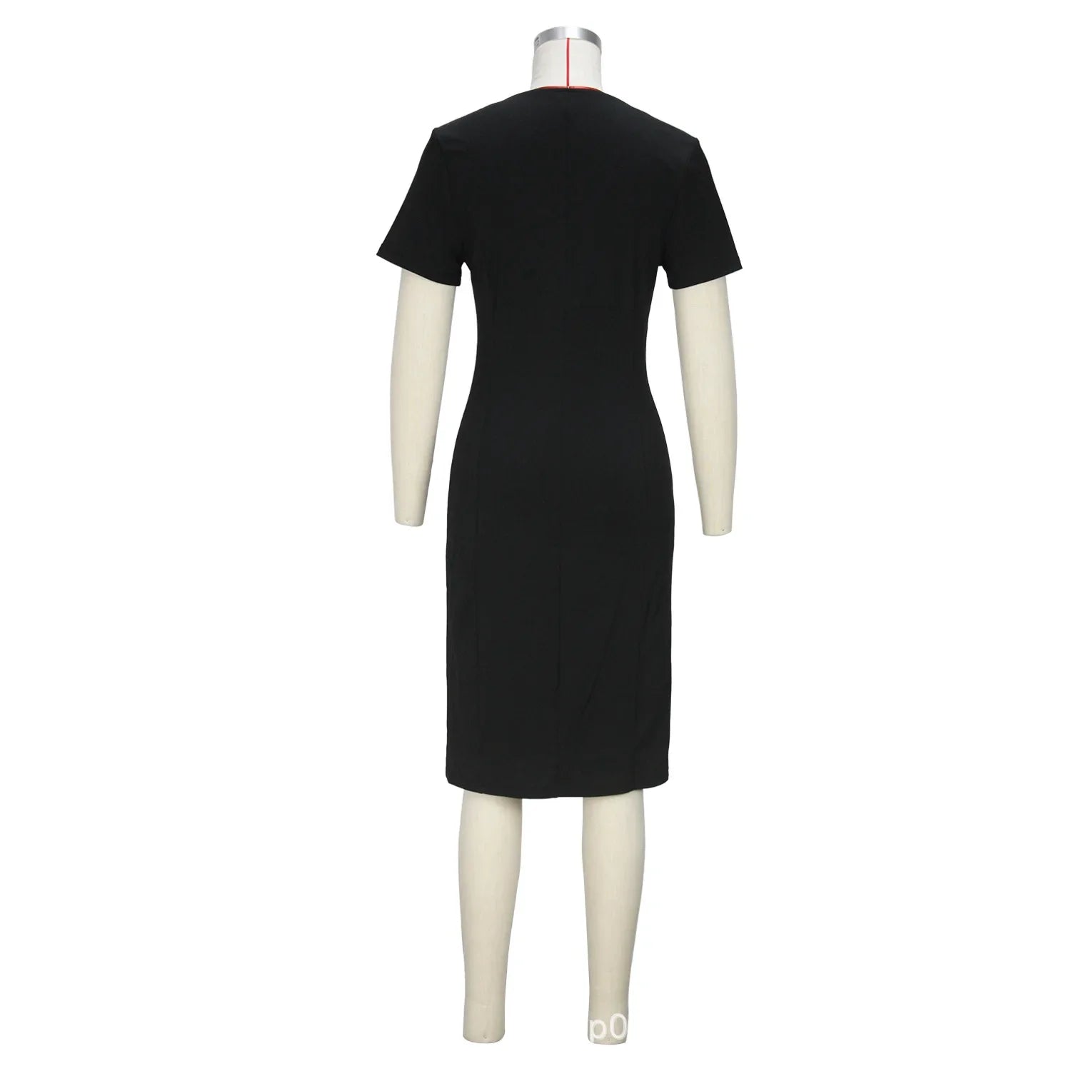 Plus Size Spring Trendy Light Maturity Sexy round Neck Breathable Front Opening Large Size Dress Skirt Chinese Brand Women&