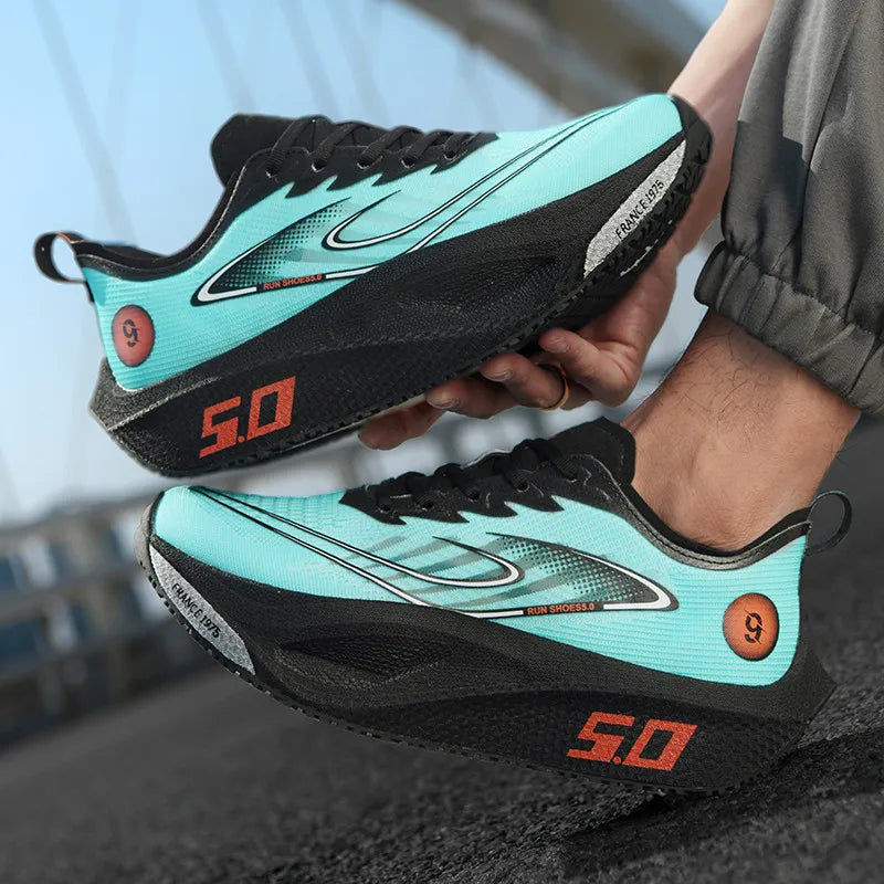 Air cushion running shoes, breathable outdoor sneakers, lightweight sports jogging shoes