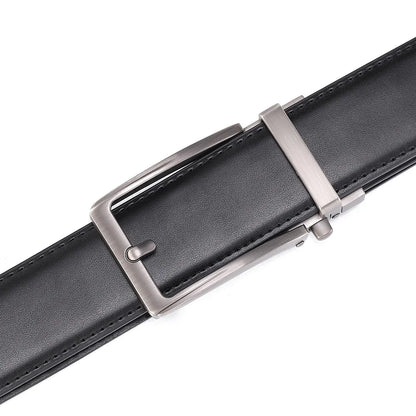 Unisex Click Belts for Men Luxury Brand Designer Fashion Automatic Buckle Genuine Leather Men&