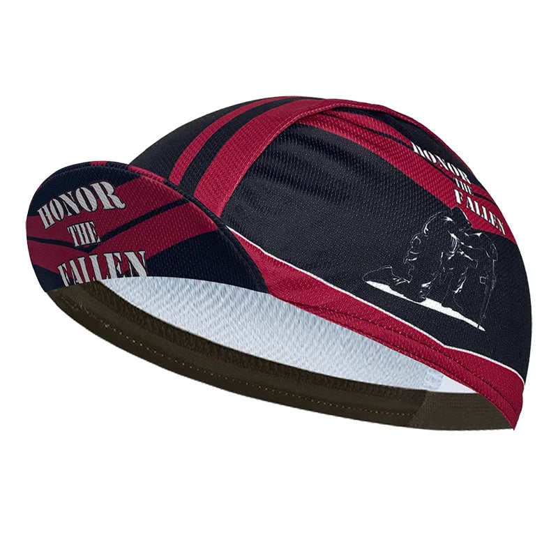 New Summer Sweat Absorbing Riding Cap, Classic Riding Cap, National Flag, Polyester Sweat Absorbing, Neutral, Popular