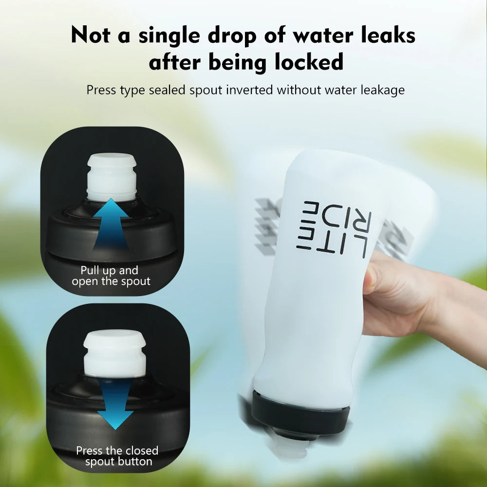 LITERIDE 610ml/710ml Bicycle Bottle MTB Road Bike Water Bottle Outdoor Sports Plastic Portable Large Capacity Drink Cycling