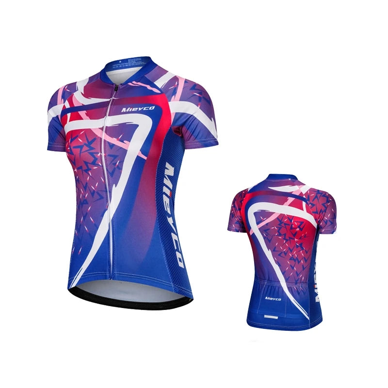 2023 Cycling Jersey Woman Outfits Summer Short Sleeve Clothing Quick Dry Breathable Women&