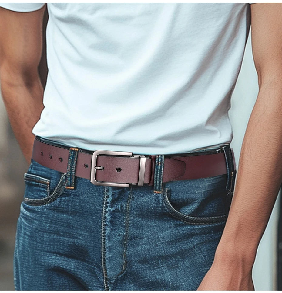 Maikun Genuine Leather Men&