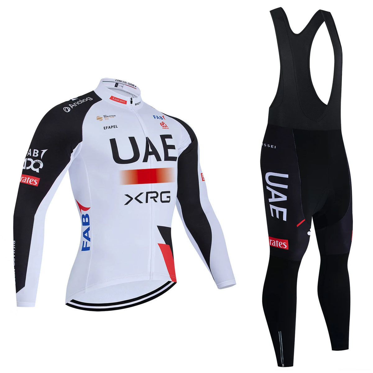 New UAE Cycling Jersey Bibs Pants Ropa Ciclismo 2027 Men Women Winter Thermal Fleece Bike Jacket Maillot Clothing