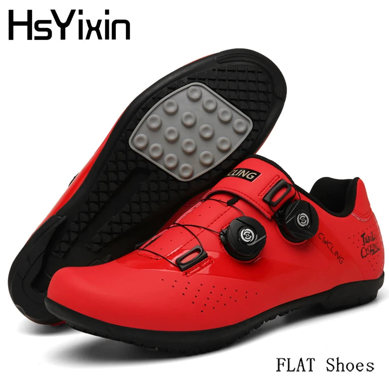 HsYixin MTB Self-locking Cycling Shoes Men Women&