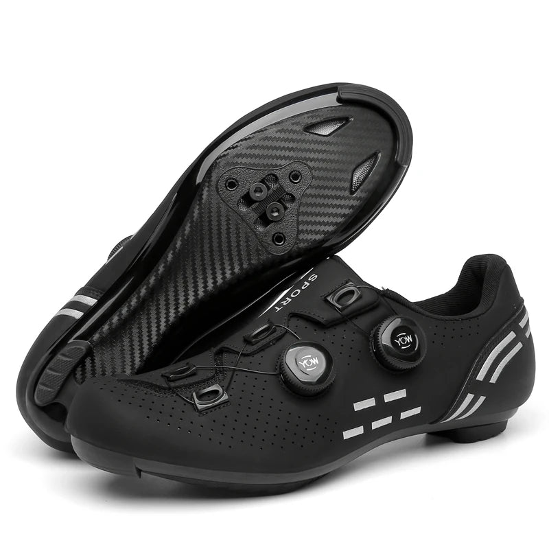 Mens Cycling Shoes Anti-slip Mountain Bike Shoes Unisex Road Cycling Sneakers Racing Shoes Outdoor Womens Bicycle Sneakers Mtb