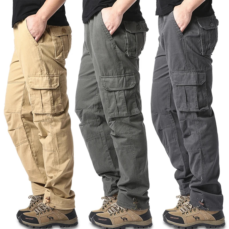 Large Pocket Loose Overalls Men&
