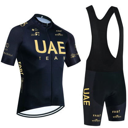 New Black UAE Cycling Maillot Jersey Shorts Men Women Ropa Ciclismo MTB Road Bicycle Jersey Riding Bike T-shirt Pants Clothing