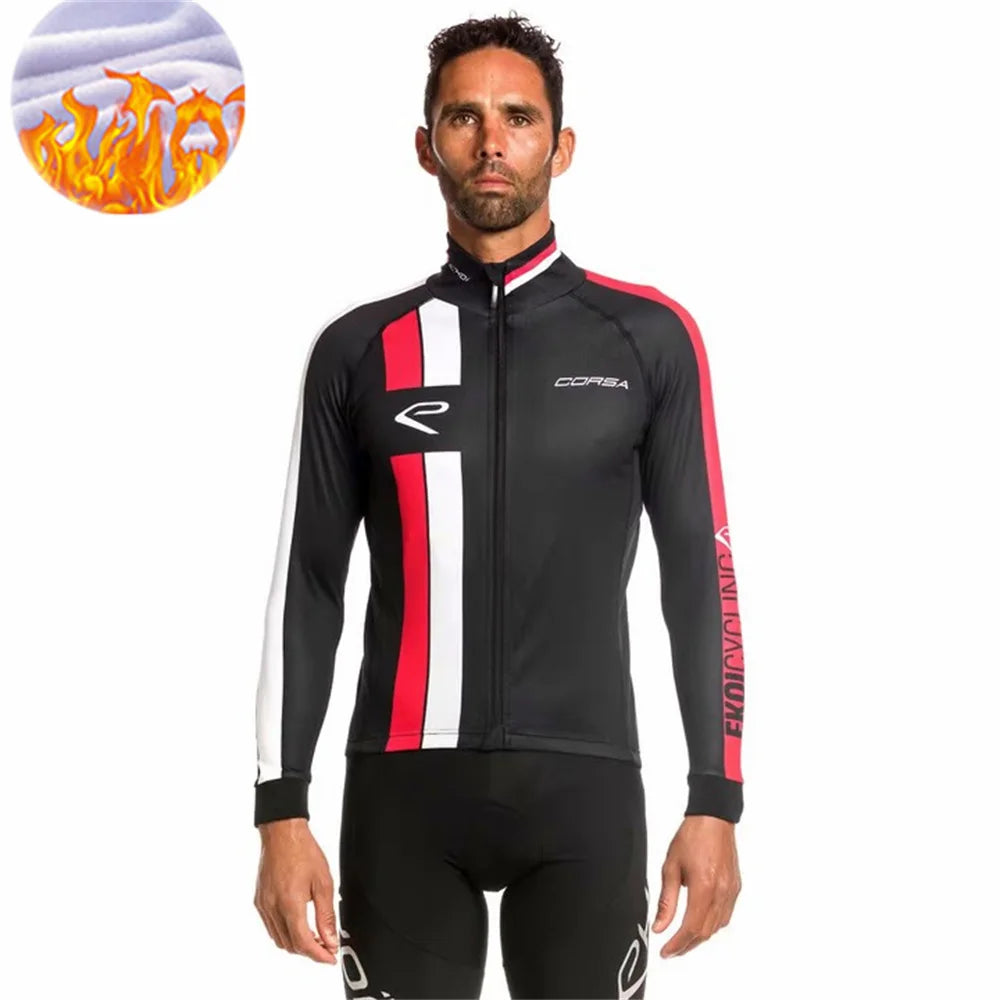 2024 New Winter Cycling Clothing Men&