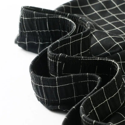 4Pcs Mens Underwear Boxers Shorts Casual Sleep Underpants Homewear Men Panties Striped Plaid Loose Comfortable Underwear