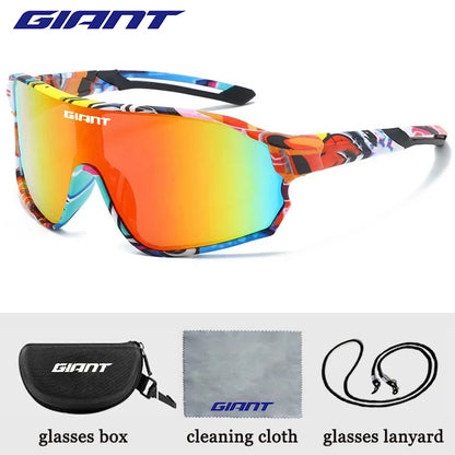 GIANT Cycling Glasses UV400 Anti Fog REVO Lenses HD Clarity MTB/Road Bike sunglasses  men and women