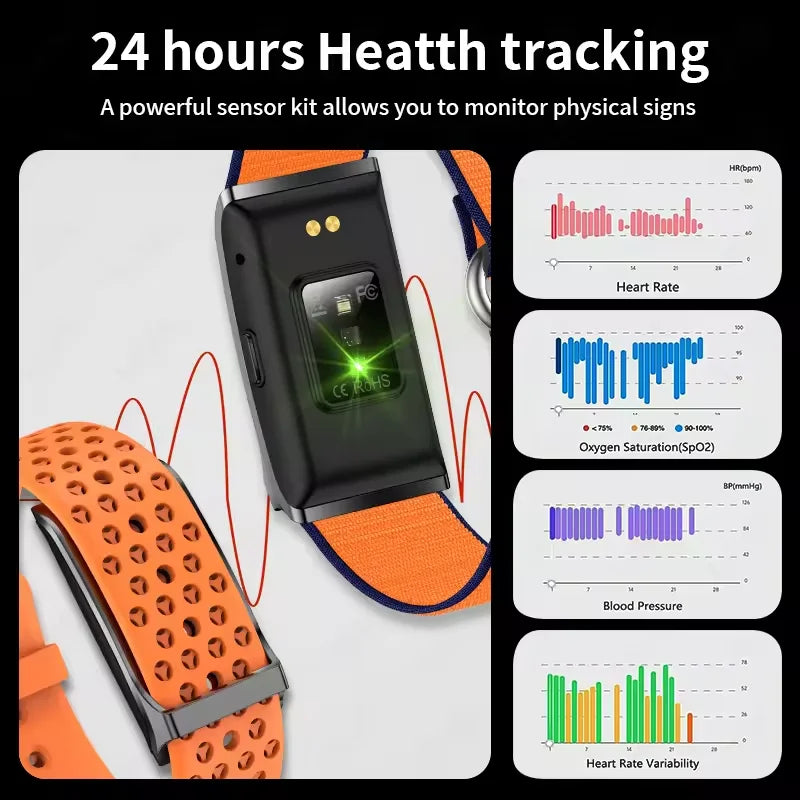 No Screen Smart Watch Men 2025 New Smart Band Women Heart Rate Sleep Smartwatch Waterproof Bracelet Sport Fitness Tracker