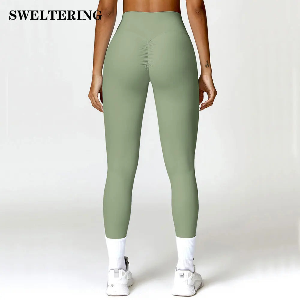 Women Leggings For Fitness High Waist Long Pants Gym Yoga Pants Women Hip Workout Push Up Scrunch Butt Tights Women Clothing