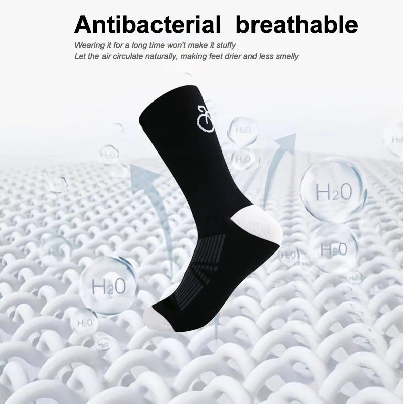 1/6 Pairs Men Women Outdoor Sports Cycling Socks Fashionable Prints Soft Comfortable Sweat Wicking Breathable Running Socks