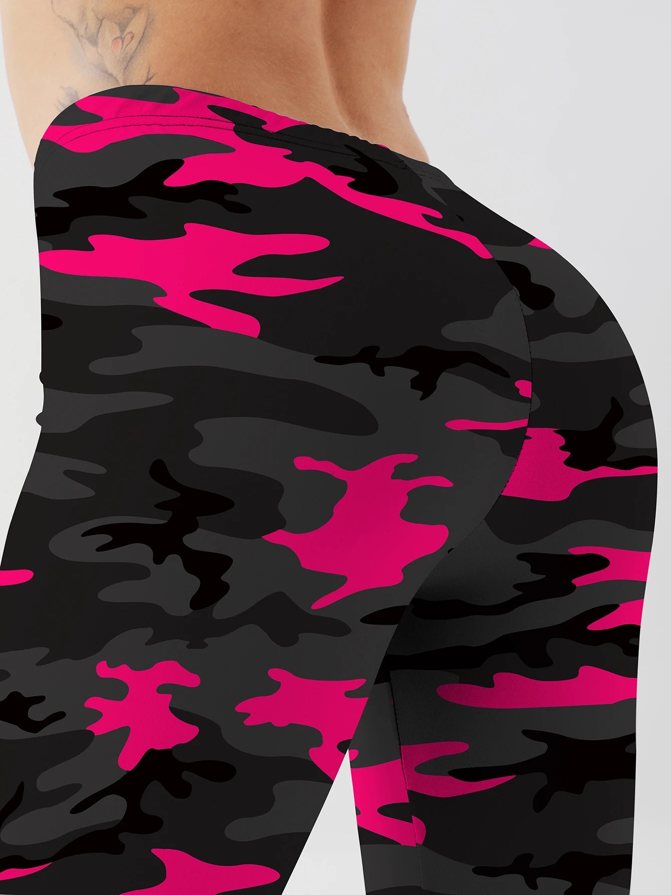 Fashion Women camouflage Leggings For Fitness High Waist Gym Legging Push Up Women navy Leggings