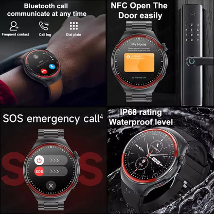 2025 New Nursing Health laser Cure Blood pressure Smart Watch Men Heart rate Pulse Sleep Bluetooth call Body Monitor Smartwatch