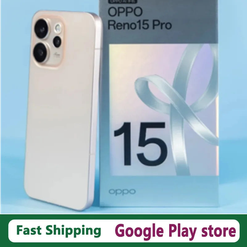 Offical New Oppo Reno 15 Pro Android Phone Dimensity 8450 Wireless Charge 6.78" AMOLED 200.0MP 6500mAh IP69 Waterproof OTA