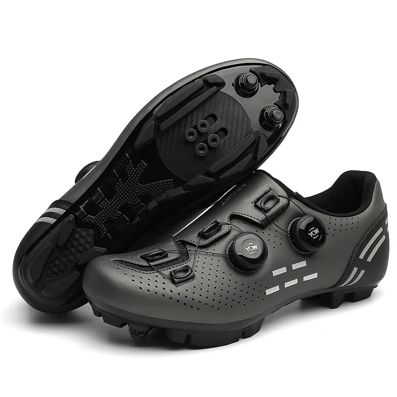 Mens Cycling Shoes Anti-slip Mountain Bike Shoes Unisex Road Cycling Sneakers Racing Shoes Outdoor Womens Bicycle Sneakers Mtb