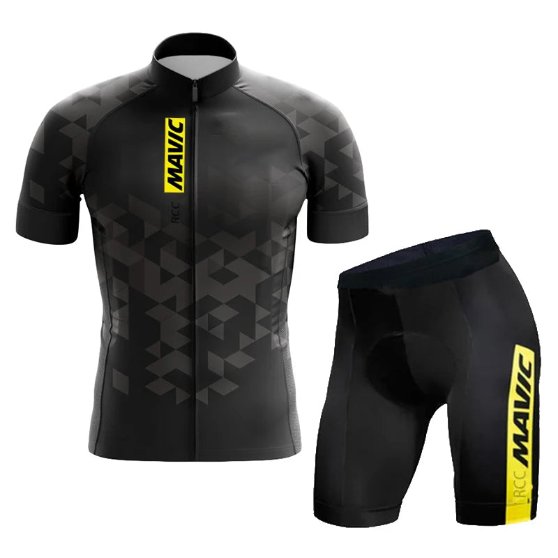 RCC MAVIC Pro Team Cycling Jersey Set Cycling Clothing Summer Road Bike Shirts Suit Bicycle Bib Shorts MTB Ropa Ciclismo Maillot
