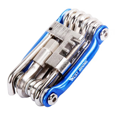 WEST BIKING 11 in 1 Bicycle Repair Tool Multifunction Bicycle Repair Set MTB Road Bike Repair Tools Kit Wrench Screwdriver
