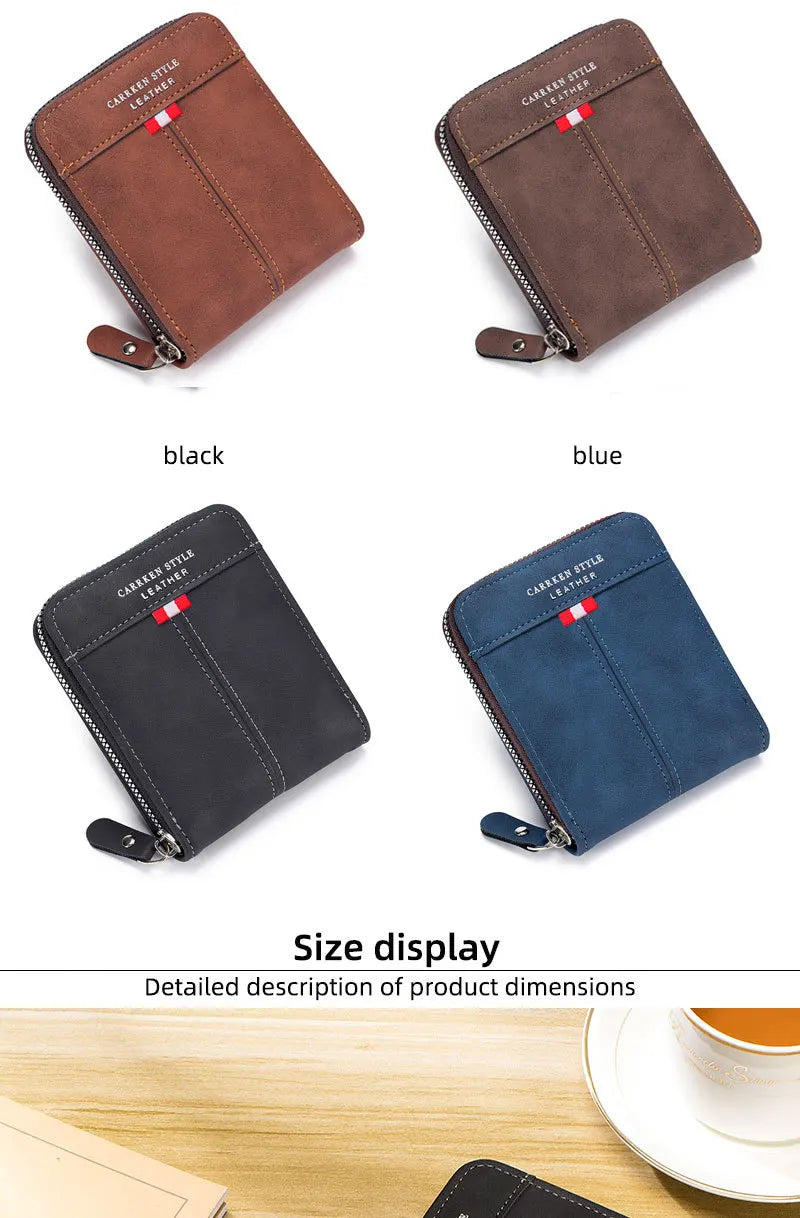 PU leather stitching men&