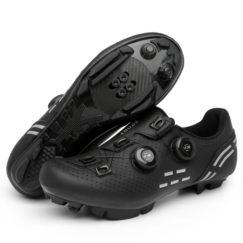 Mens Cycling Shoes Anti-slip Mountain Bike Shoes Unisex Road Cycling Sneakers Racing Shoes Outdoor Womens Bicycle Sneakers Mtb