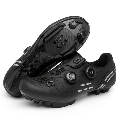 Mens Cycling Shoes Anti-slip Mountain Bike Shoes Unisex Road Cycling Sneakers Racing Shoes Outdoor Womens Bicycle Sneakers Mtb
