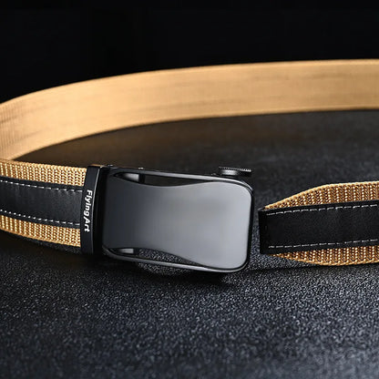 3.5cm Automatic Buckle Belt Jeans Belts For Man Designer Belts Fashion Belts Man Belt Buckle Military Accessories Mens Belt
