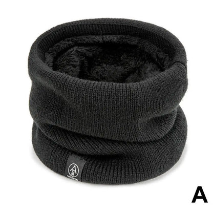 Fashion Women Knitted Scarf Solid Cashmer Like Winter Snood Scarves Lady Warm Wool Fur Thick Unisex Men Neck Scarfs Ring