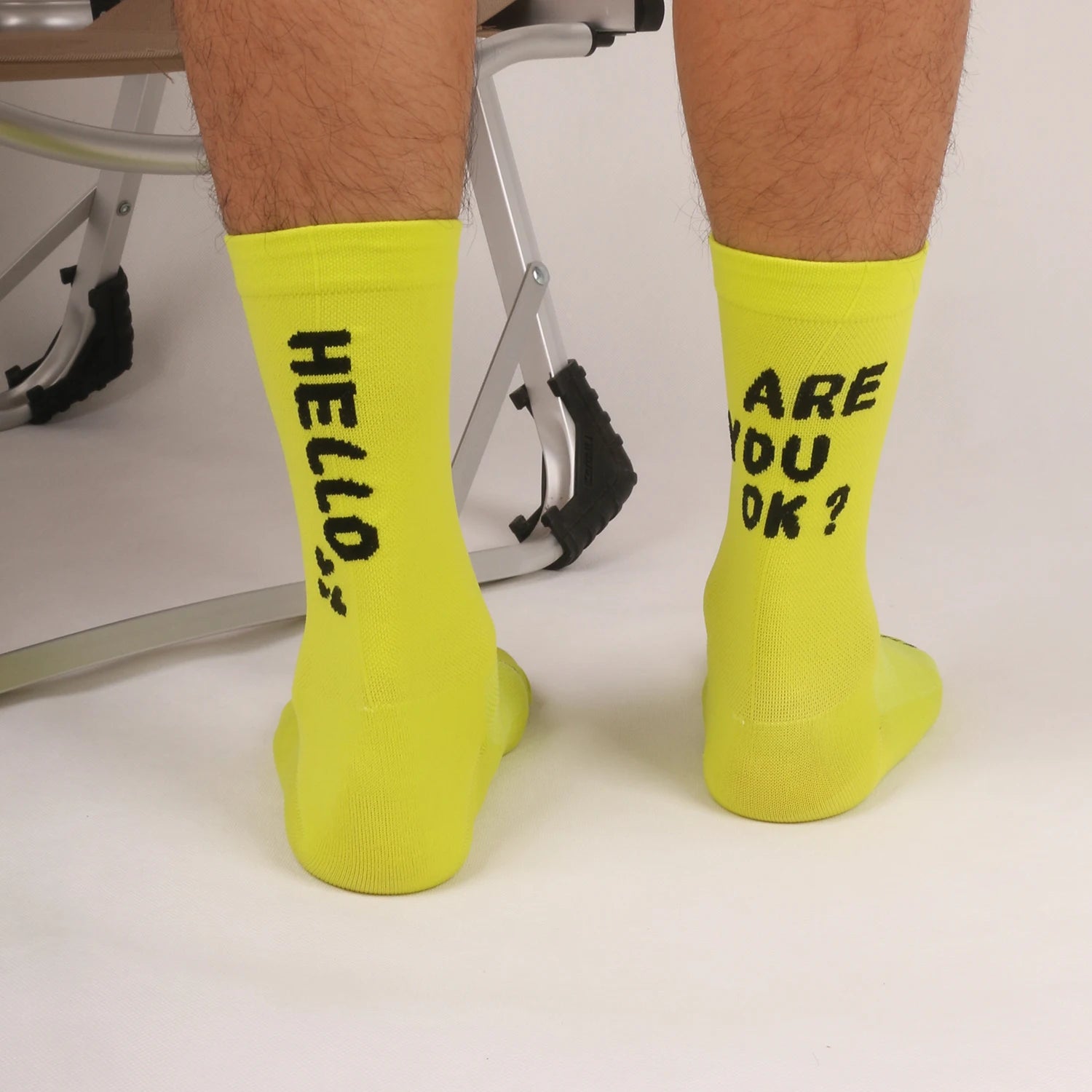 Summer New Internet Celebrity Cycling Socks Bicycle Sports Breathable Quick-Drying Sweat-Absorbent High-Elastic Men&