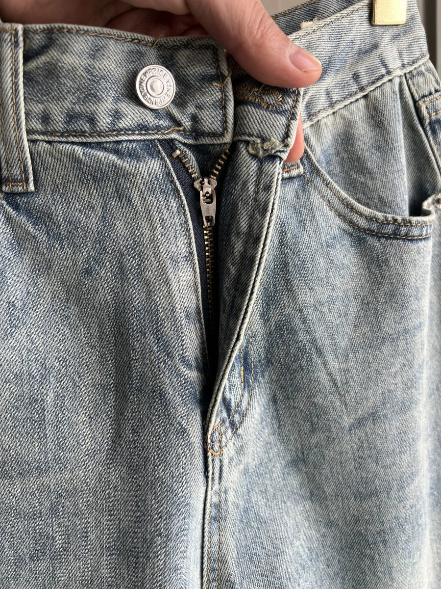 ETJ Wide-leg high-waisted jeans  women&