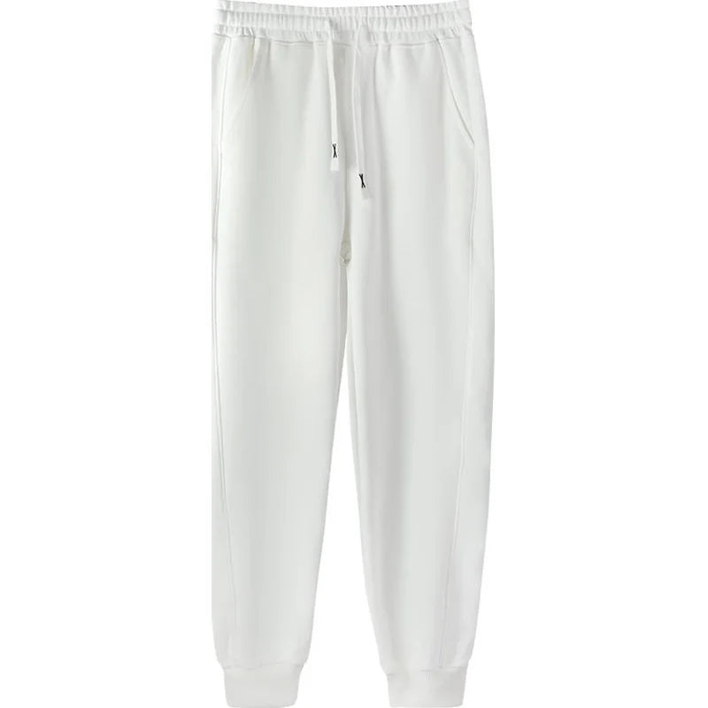 Mens Casual Pants Spring Autumn Sweatpants Men Running Jogger Sports Gym Trousers Fashion Solid Workout Basic Long Pants M-5XL