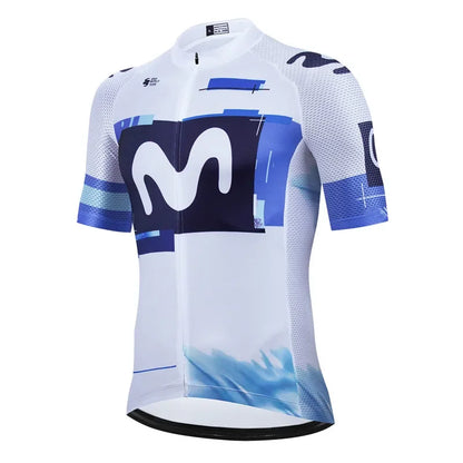 Movistar Pro Team Summer Cycling Jersey Suit Men&