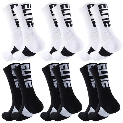 Sports Socks for Football Basketball Baseball Rugby Soccer Cycling Running Hiking Tennis Skateboard