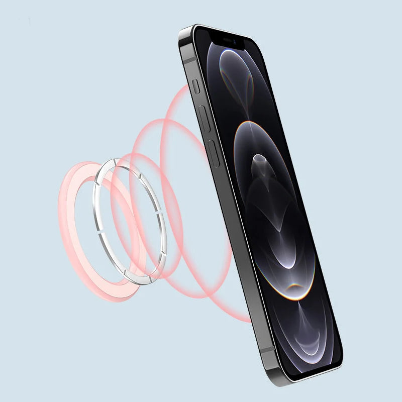 2025 New Universal Magnetic Metal Plate Ring Holder For iPhone 16 15 14 Magnet Wall Mobile Phone Holder Magnetic Car Phone Stand