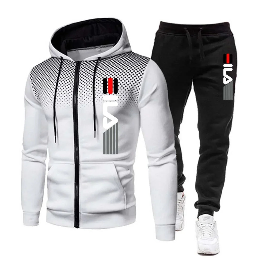 New explosive fashion trend sports suit men&