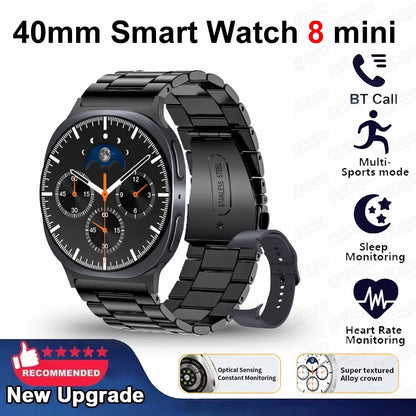 2026 New Watches 8 Mini GPS Track Smart Watch For Men Women Health Sport AMOLED Heart Rate Bluetooth Call Waterproof Smartwatch