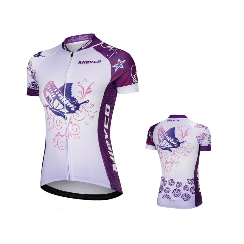 2023 Cycling Jersey Woman Outfits Summer Short Sleeve Clothing Quick Dry Breathable Women&