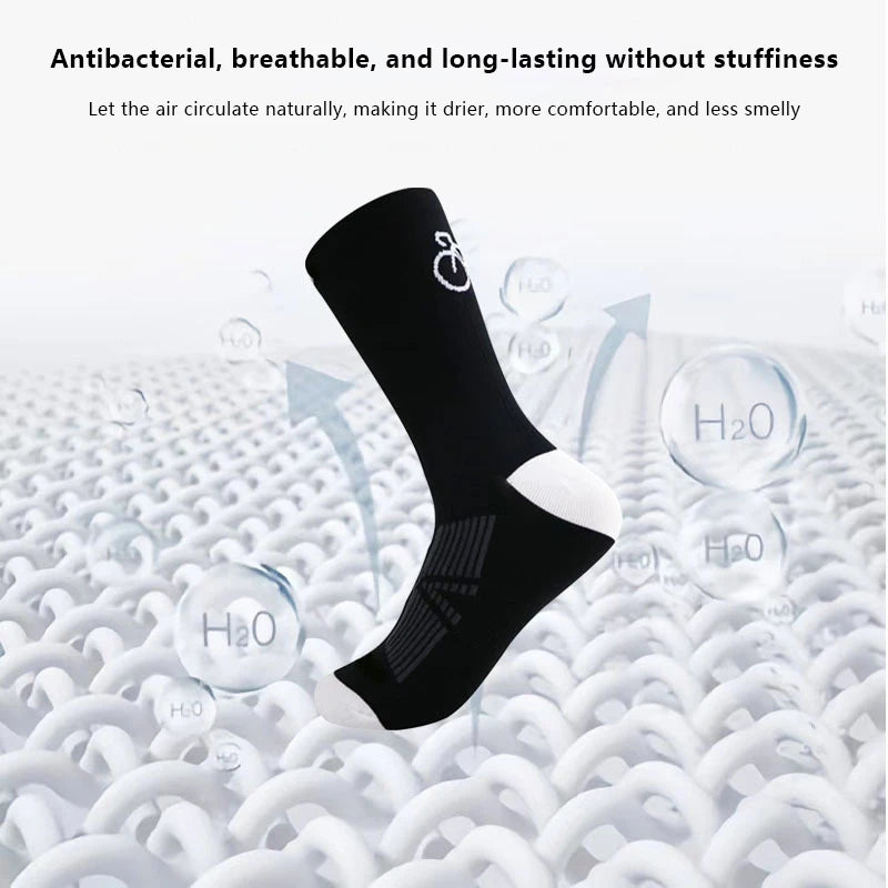 Cycling Socks MTB bike Socks Breathable Quick-Drying Stretch Road Bicycle Socks Outdoor Sports Racing Running Cycling Socks