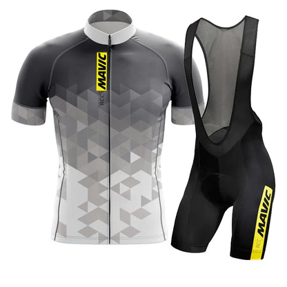 RCC MAVIC Pro Team Cycling Jersey Set Cycling Clothing Summer Road Bike Shirts Suit Bicycle Bib Shorts MTB Ropa Ciclismo Maillot