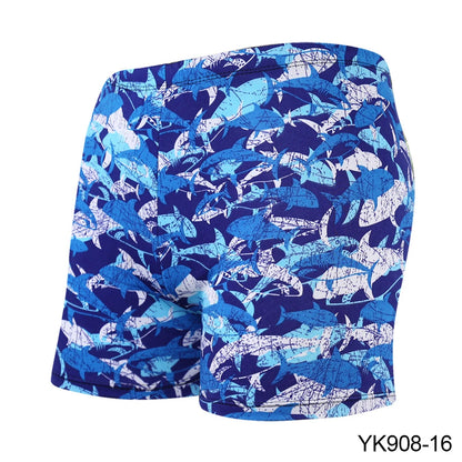 Adult Swimming Briefs Multicolor Printing Breathable Mens Swimming Trunks Avoid Embarrassed Beach Soak in A Hot Spring Drift