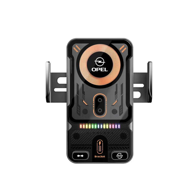 Car Accessories Phone Holder  Wireless Charger Gravity Sensing Auto Grip Universal Bracket For Opel Astra Insignia Vivaro Corsa