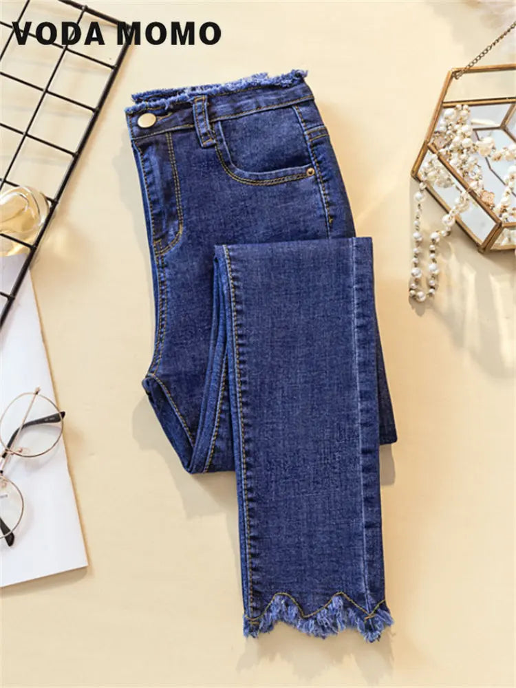 Jeans Female Denim Pants Black Color Womens Jeans woman Donna Stretch Bottoms Feminino Skinny Pants For Women Trousers