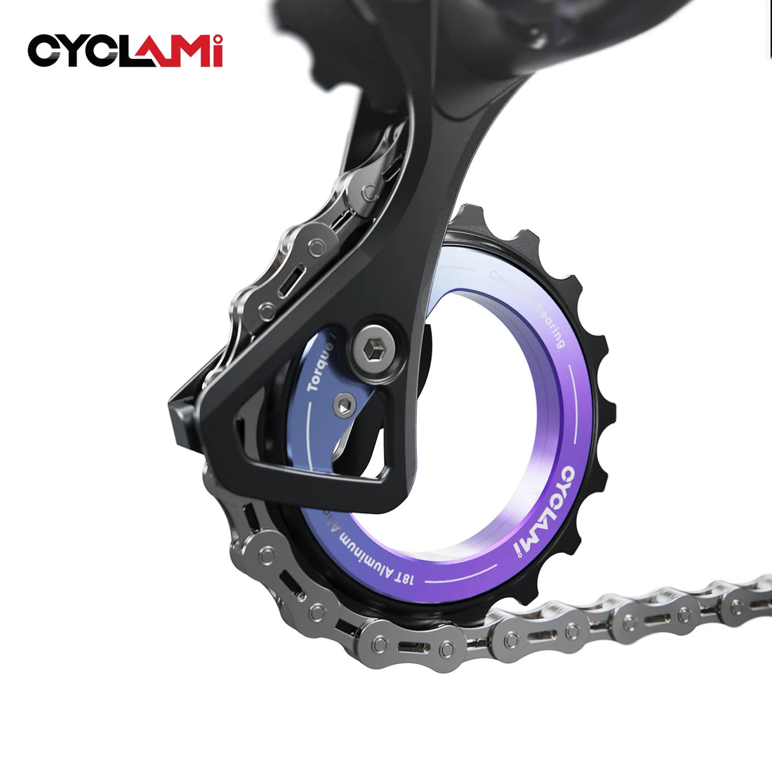 CYCLAMI 18T Bicycle Jockey Wheel Rear Derailleur Ceramic Pulley Bike Guide For AXS RED Road Bike L-TWOO ERX ER9 R9 R7