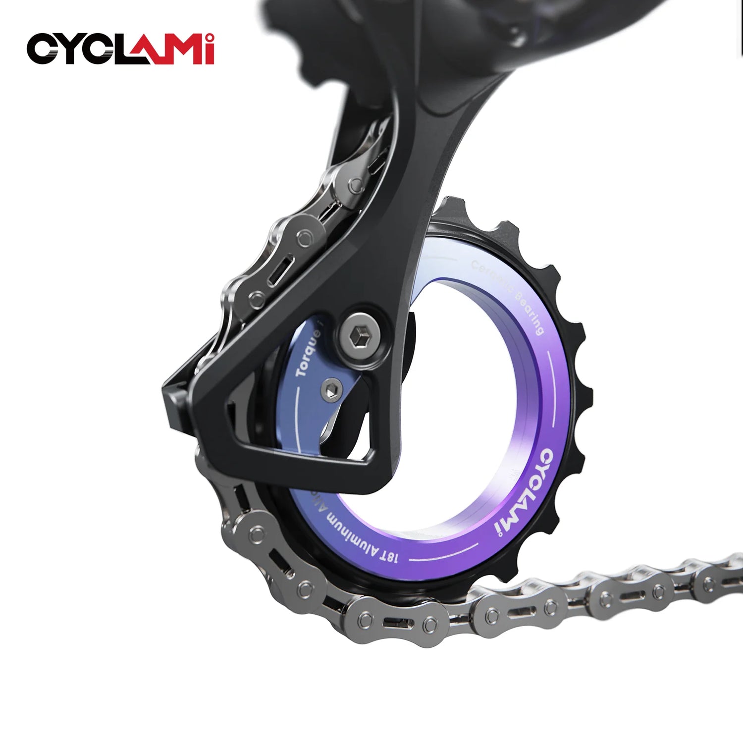 CYCLAMI 18T Bicycle Jockey Wheel Rear Derailleur Ceramic Pulley Bike Guide For AXS RED Road Bike L-TWOO ERX ER9 R9 R7
