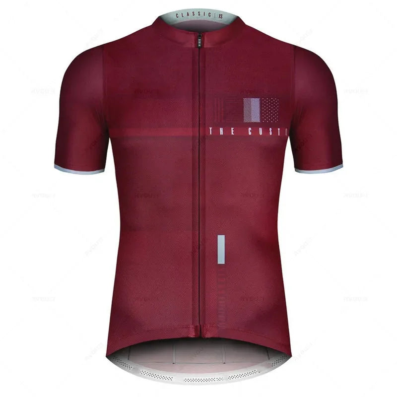 Spain Team Bicycle Wear MTB Cycling Clothing Bike Uniform Short Sleeve Cycle Shirt Racing Cycling Jersey Ropa Ciclismo Hombre