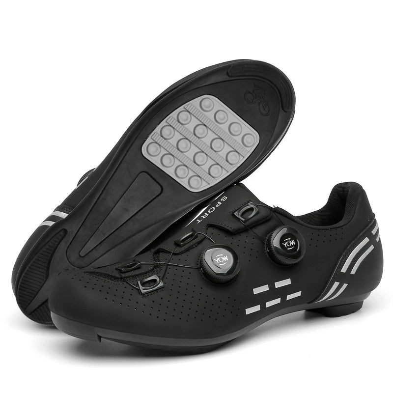 Mens Cycling Shoes Anti-slip Mountain Bike Shoes Unisex Road Cycling Sneakers Racing Shoes Outdoor Womens Bicycle Sneakers Mtb